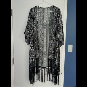 Black & White Kimono